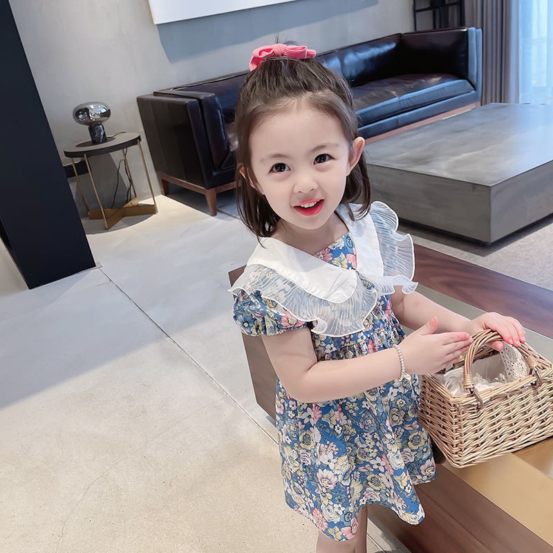 Dress Korea Suji uk 1-5 Tahun / Gaun Anak Perempuan Baby Korea Style Kualitas Impor Blouse Casual Babycinnamon