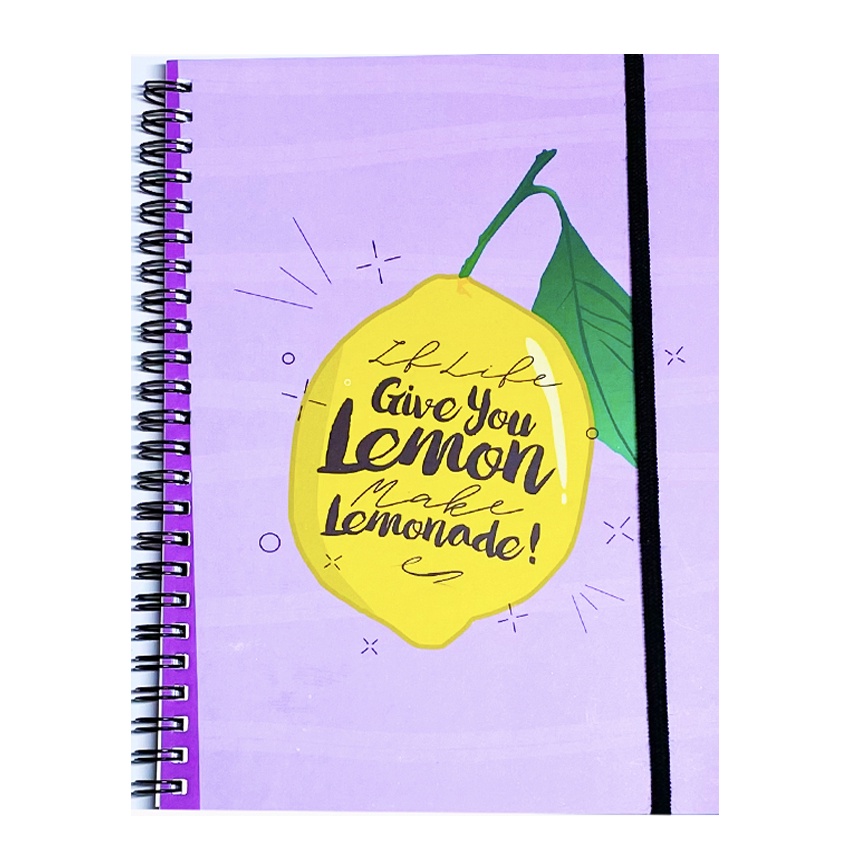 

A5 When Life Give You Lemon Notebook