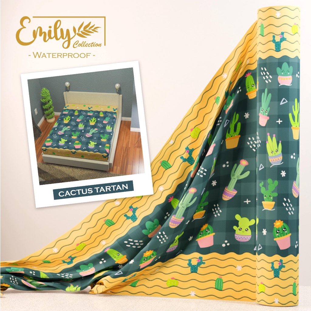 Sprei Waterproof Motif Karakter Dewasa Minimalis 
