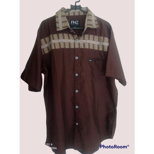 serimbitan fenuza, kemeja couple fenuza size L