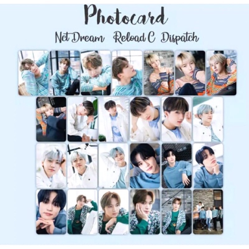 Photocard NCT Dream Reload x Dispatch (1Set isi 25pcs)
