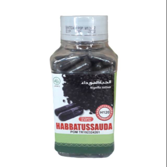 Habbasyi Habbatussauda serbuk H120 120 kapsul