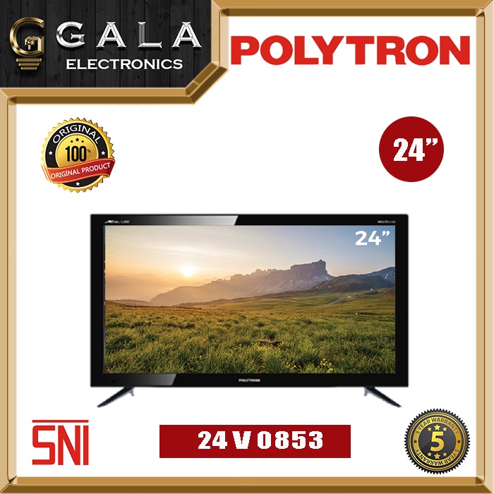 LED TV Digital Polytron  24V0853 / 24V1853  24 Inch