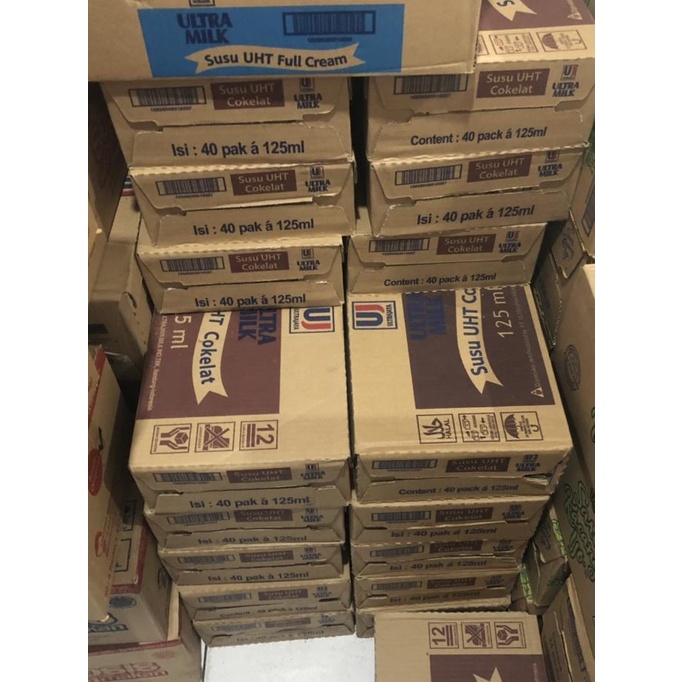 

BISA BAYAR DITEMPAT Susu Ultra Milk UHT 125 ml - Strawberi, Dus