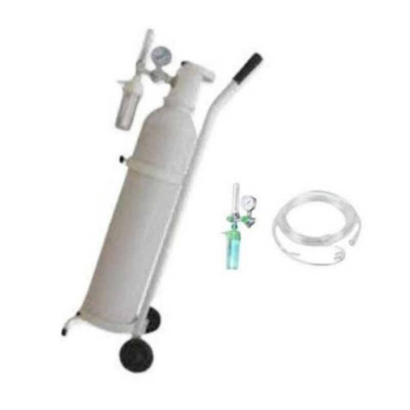 New Tabung O2 1.5m3 Lengkap Tabung Oxygen 1.5m3