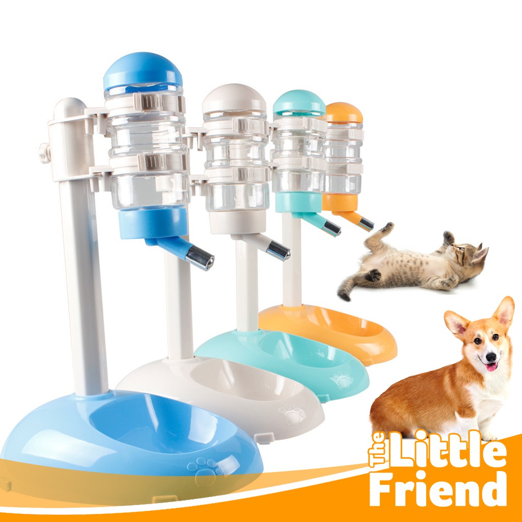 Botol Minum Tempat Makan Standing Pet Feeder Anjing Kucing Dog Cat Feeder Murah Anti Bocor