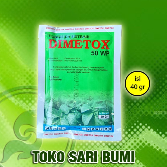 DIMETOX Fungisida Sistemik berbahan aktif Dimetomorf 50 wp