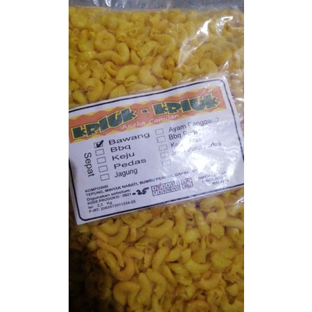 

macaroni rasa bawang kemasang 1 kg