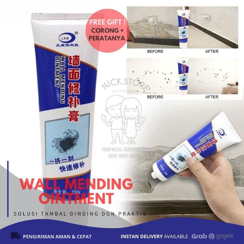 Krim Tambal Dinding / Dempul Dinding  / Wall Mending Ointment Lem Tembok