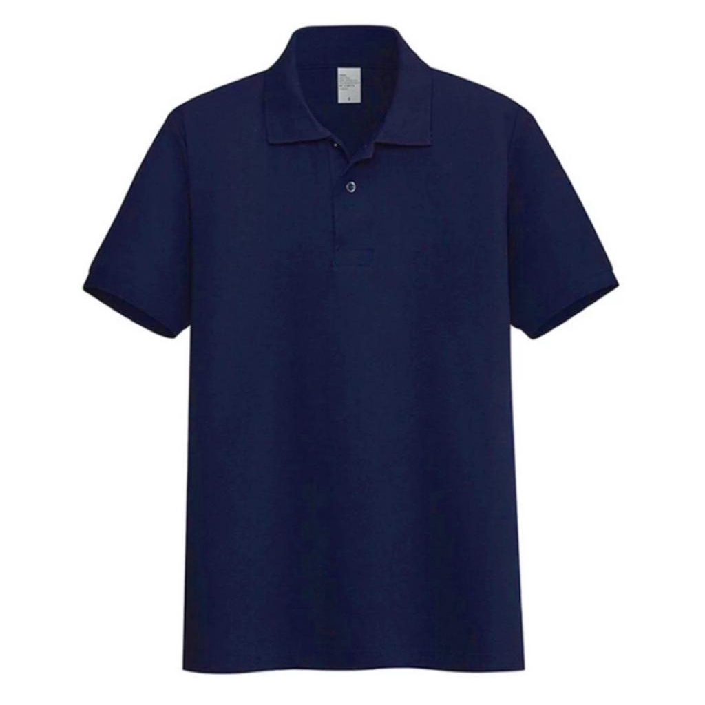 Kaos polos - Polo Navy Blue polo shirt pria | kaos kerah pria polo shirt lengan pendek | atasan baju kaos seragam polos grosir