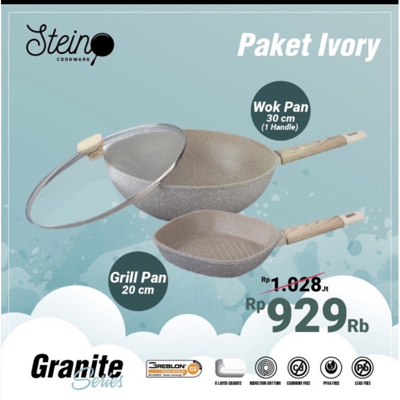 

Paket Ivory Steincookware