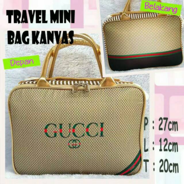 Travel bag kanvas mini gucci