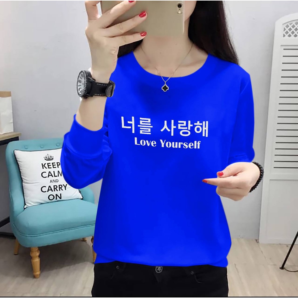 KIYOREN BAJU LENGAN PANJANG WANITA DEWASA UKURAN S,M,L,XL,XXL SUPER PREMIUM BAJU DISTRO