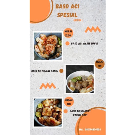 

BASO ACI SPESIAL | BASO ACI TULANG RANGU | MAKANAN INSTAN MURAH | HALAL