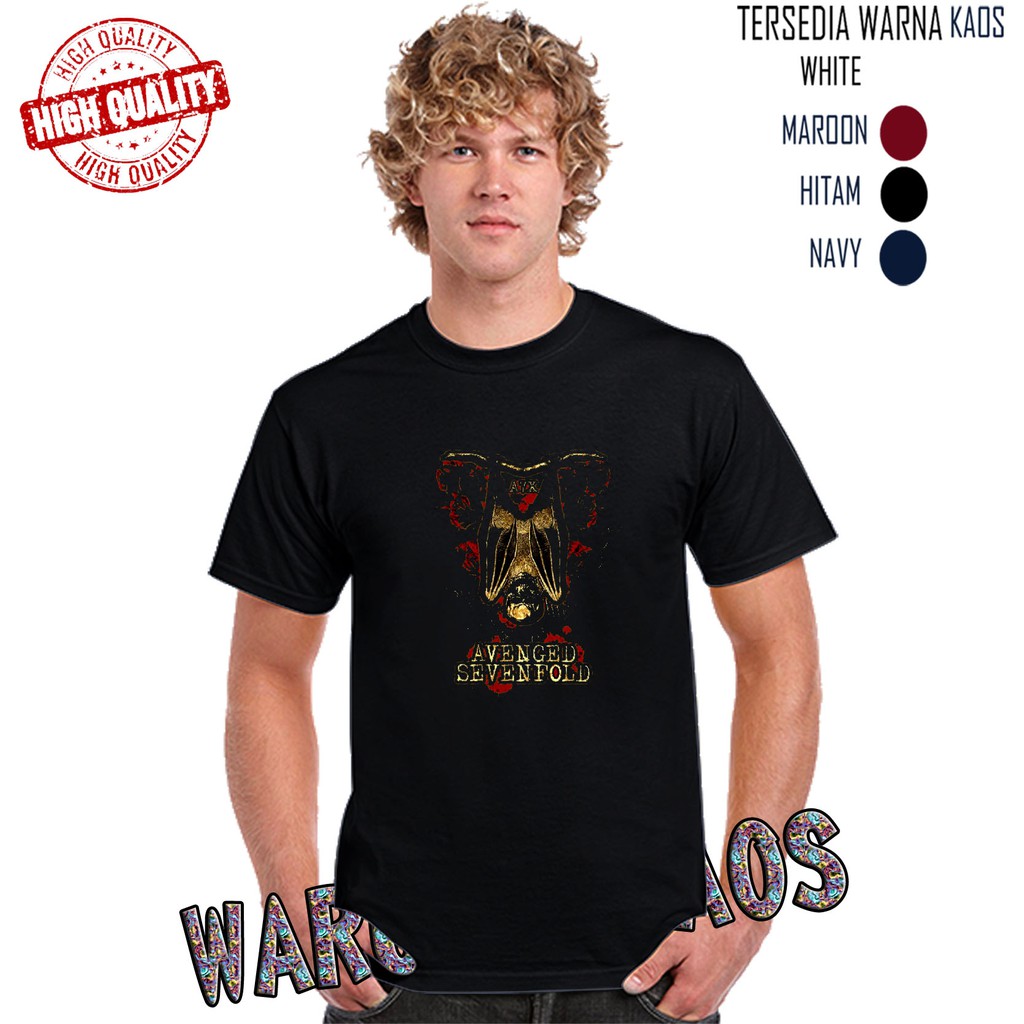 Baju Kaos t shirt AVENGED SEVENFOLD A7X keren pria wanita DISTRO KAOS PRIA KEREN