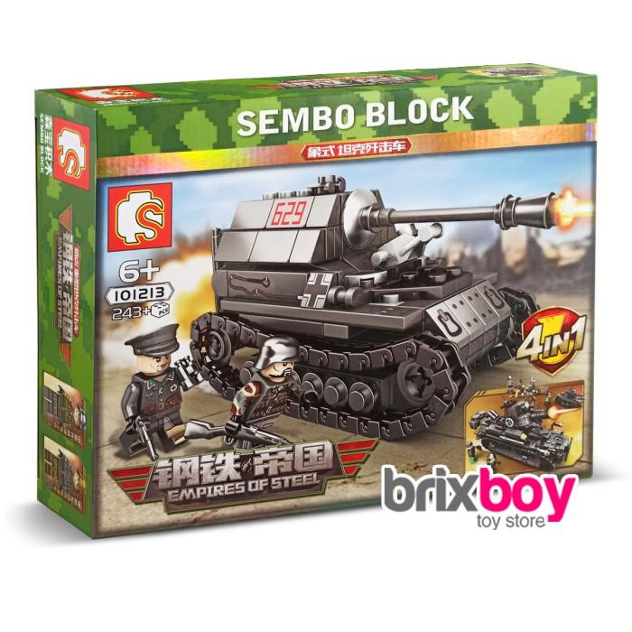 Toys | Mainan Swat Army Tank 243Pcs - Sembo 101213 Lego Compatible