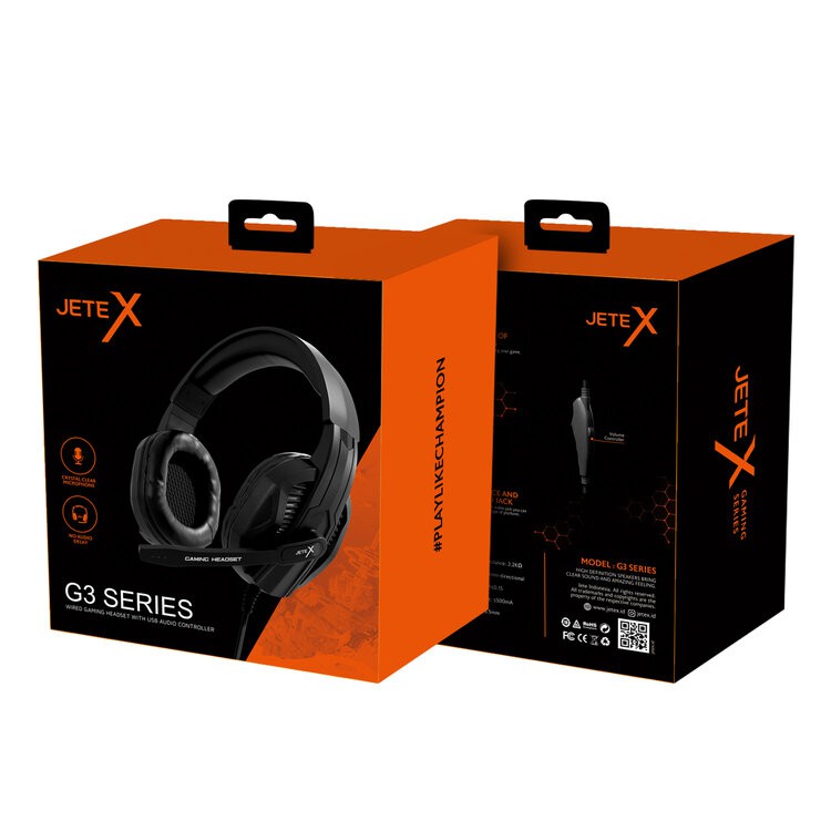 Headset Gaming I Headphone Gaming with Noise Cancelling JETEX G3 - Garansi 1th