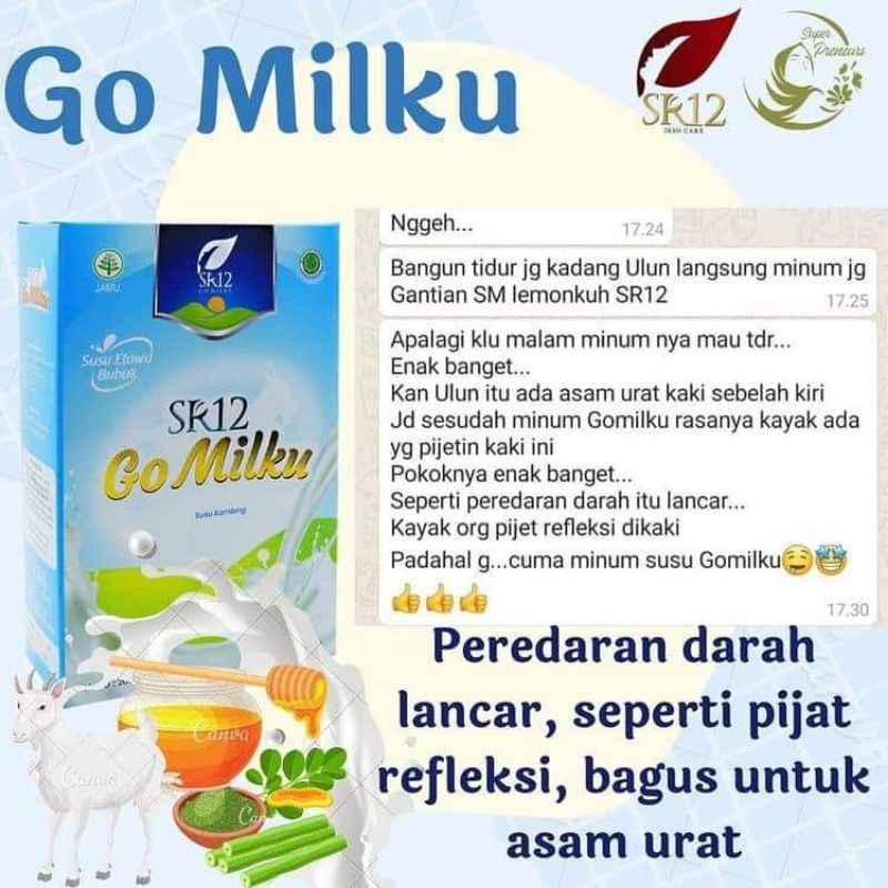 Susu Kambing Etawa Murni - Susu Asam Urat / Rematik - Susu Tinggi Kalsium - Susu Tulang dan Sendi