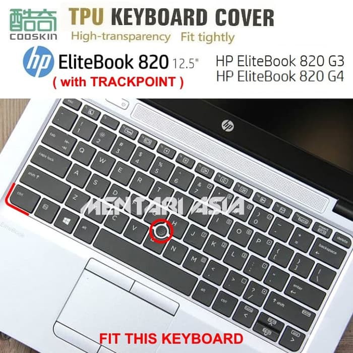 Keyboard Protector Hp Elitebook 0 G3 G4 Cooskin Premium Tpu Shopee Indonesia