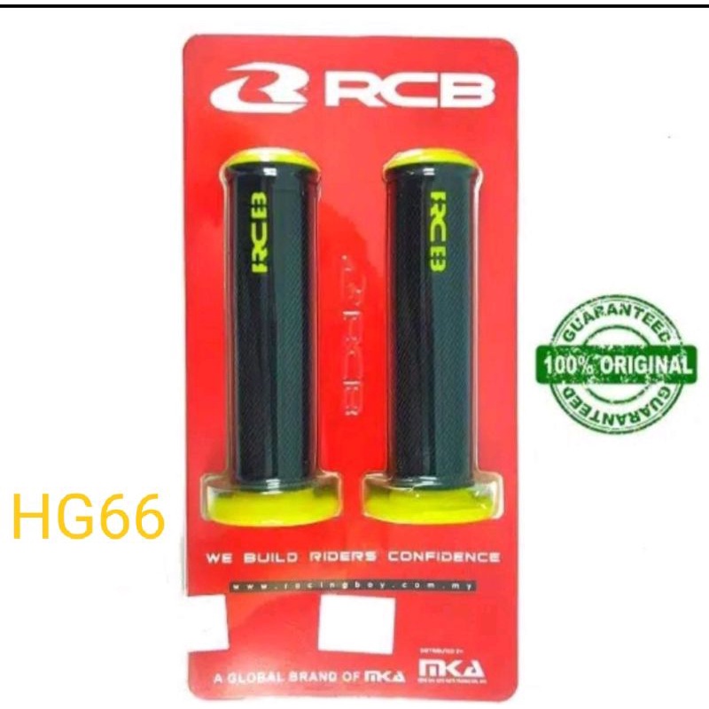 HAND HANDLE GRIP FAT HANDGRIP HANDFAT HANFAT MOTOR RCB HG66/55 BLACK ASLI