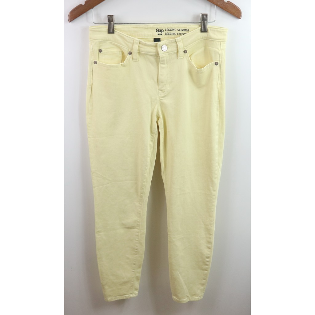 gap yellow jeans