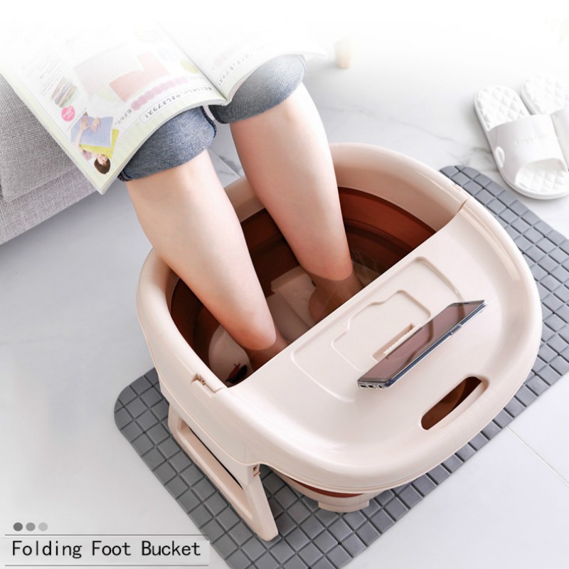 XINYU Baskom Air Lipat Rendam Kaki Pedicure Manicure SPA Foldable Collapsible - SN521 - Brown