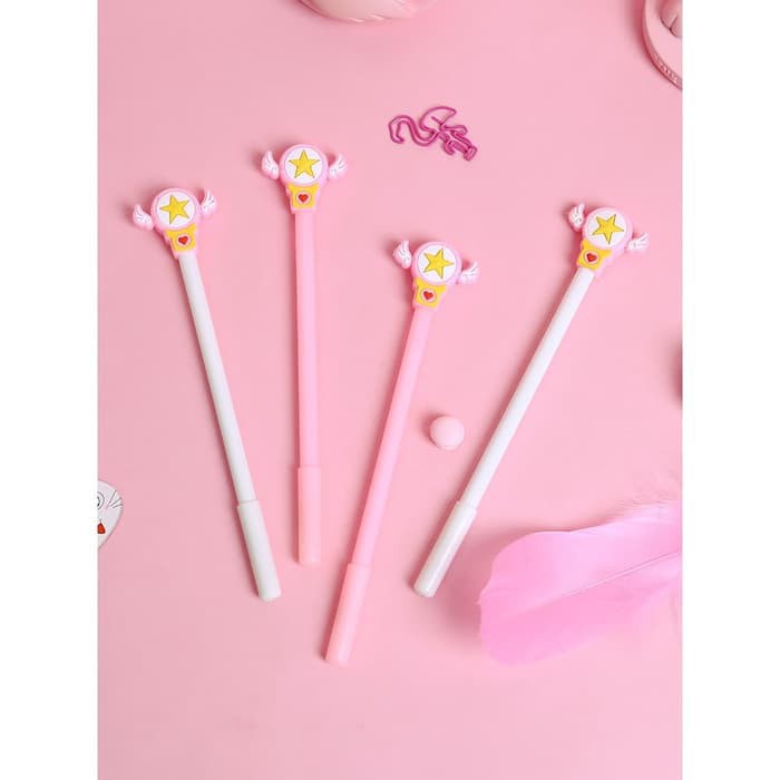 

EDW P231 Pulpen Heart Cardcaptor Pen Pena Gambar Love Hati Lucu Bolpoin Cantik