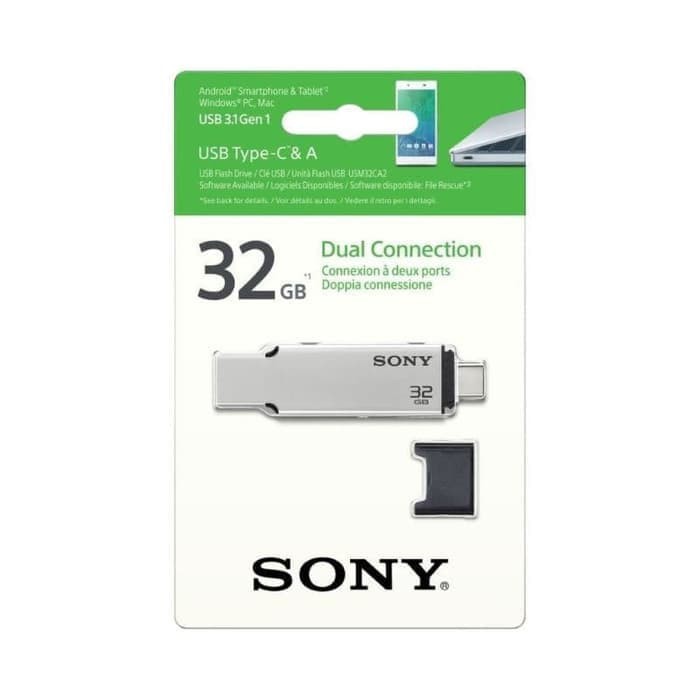 Sony 32GB OTG Type C Flash Drive USM32CA2 Gen 1 USB 3.1 FlashDisk 32GB - Ori