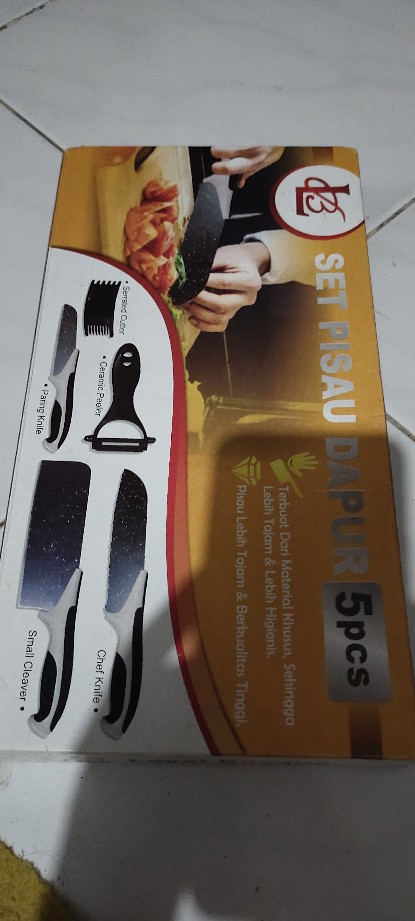 Pisau Set Loyal Bosku 5 Pcs Murah Meriah