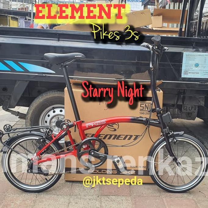 Sepeda Lipat Element Pikes 3speed