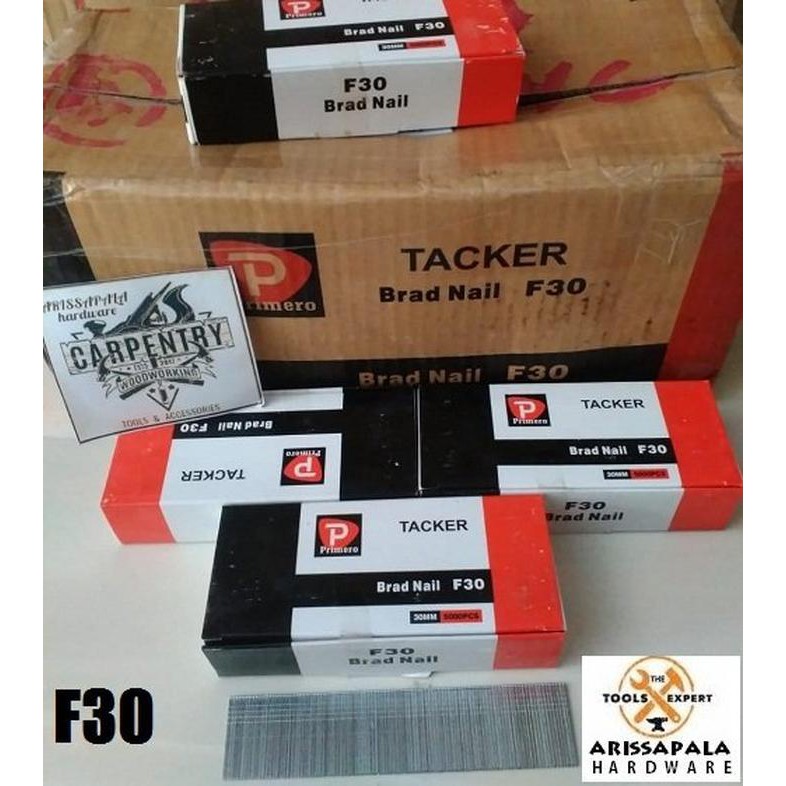 

Jual Isi Paku Tembak Staples 5000pcs 30 mm Refill AIR NAILER F30 Brad Nai Diskon