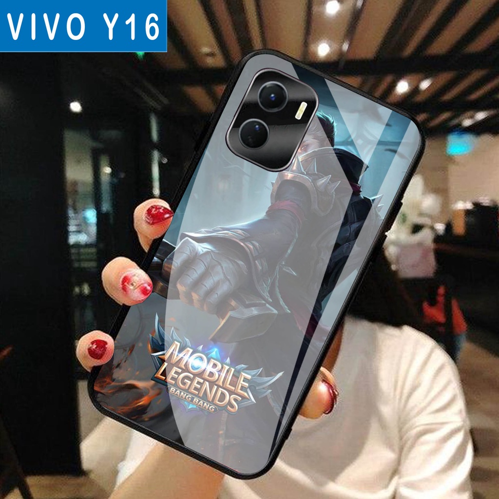 (S103) SoftCase Glass VIVO Y16 - casing Terbaru handphone - VIVO Y16  - pelindung handphone - VIVO Y16