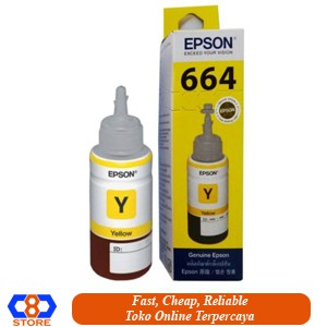 TINTA EPSON ORIGINAL L100 L110 L120 L300 L310 664 T664 T6644 YELLOW