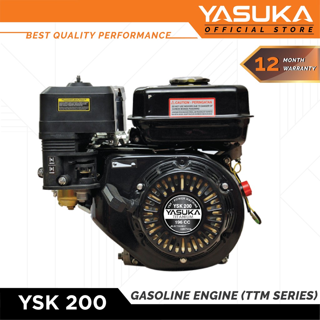 Mesin Bensin / Gasoline Engine Yasuka YSK 200