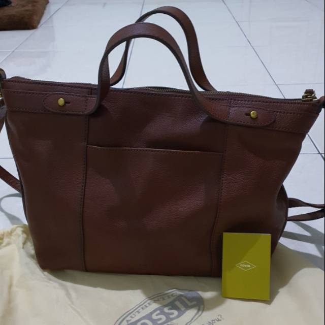 Fossil sadie satchel brown #sold