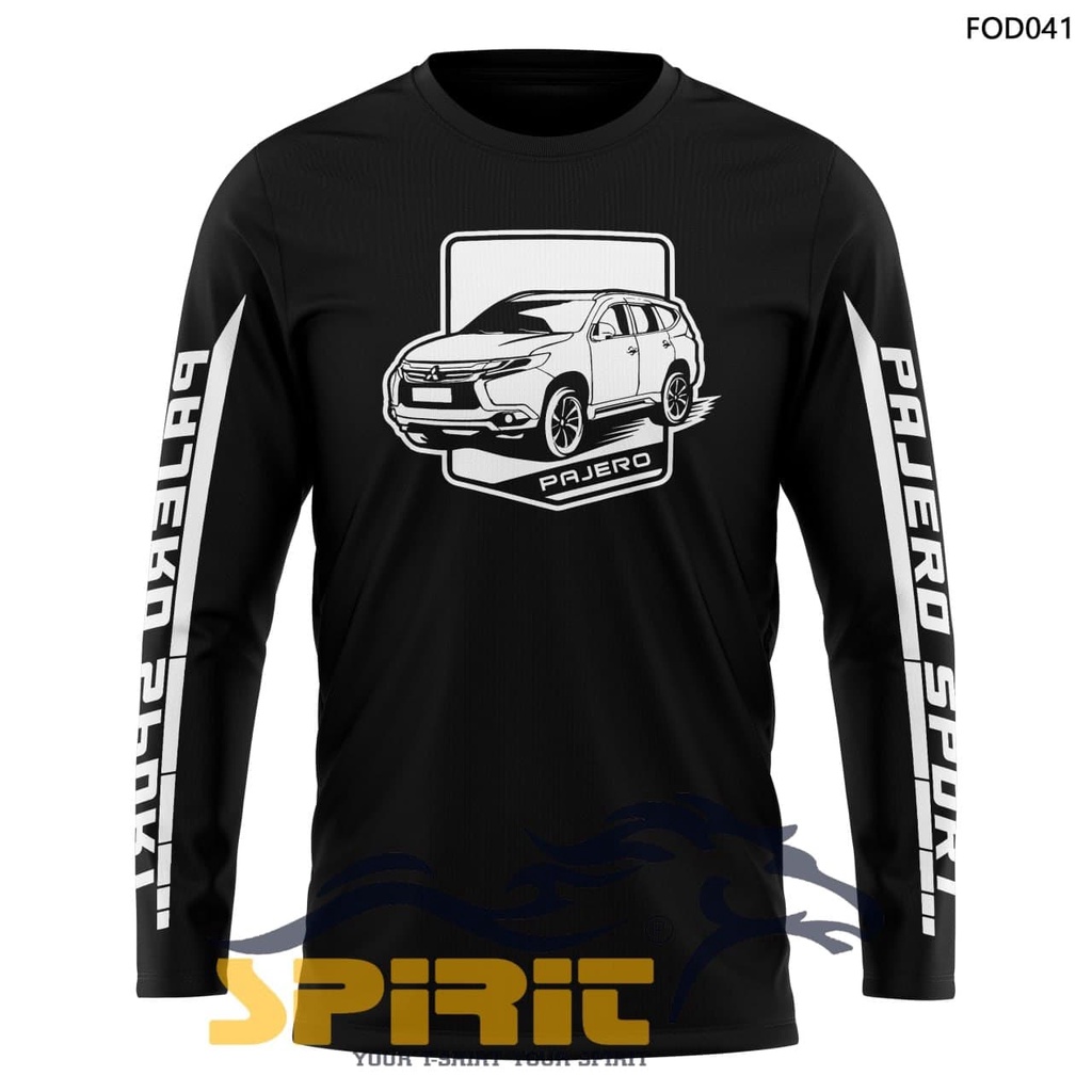 Premium clothing tshirt / kaos lengan panjang Special marchendise Pajero sport