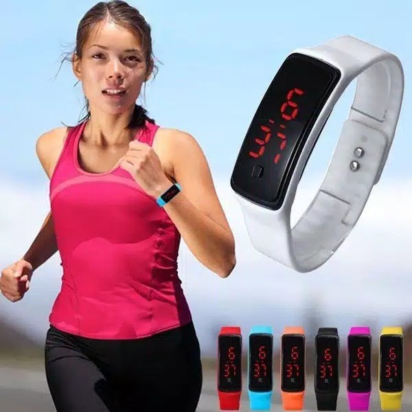 Jam tangan led digital / jam tangan murah led pria wanita