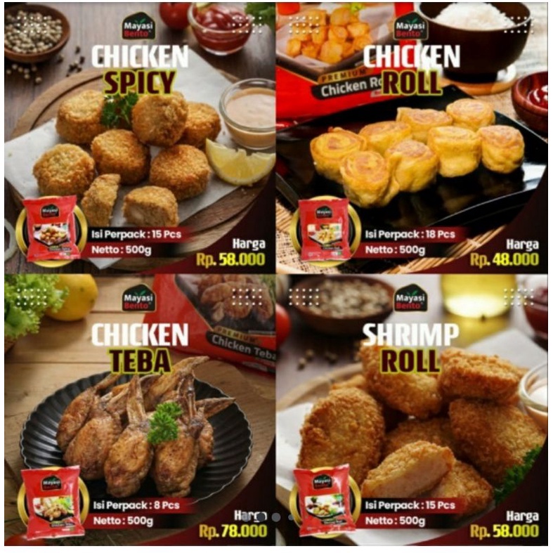 

PAKET HEMAT MAYASI BENTO/FROZEN FOOD/HALAL (4 PACK)