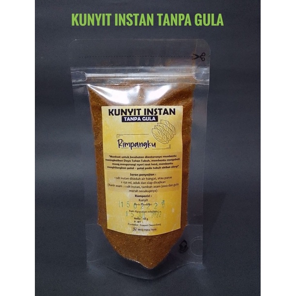 

Kunyit Instan Tanpa Gula