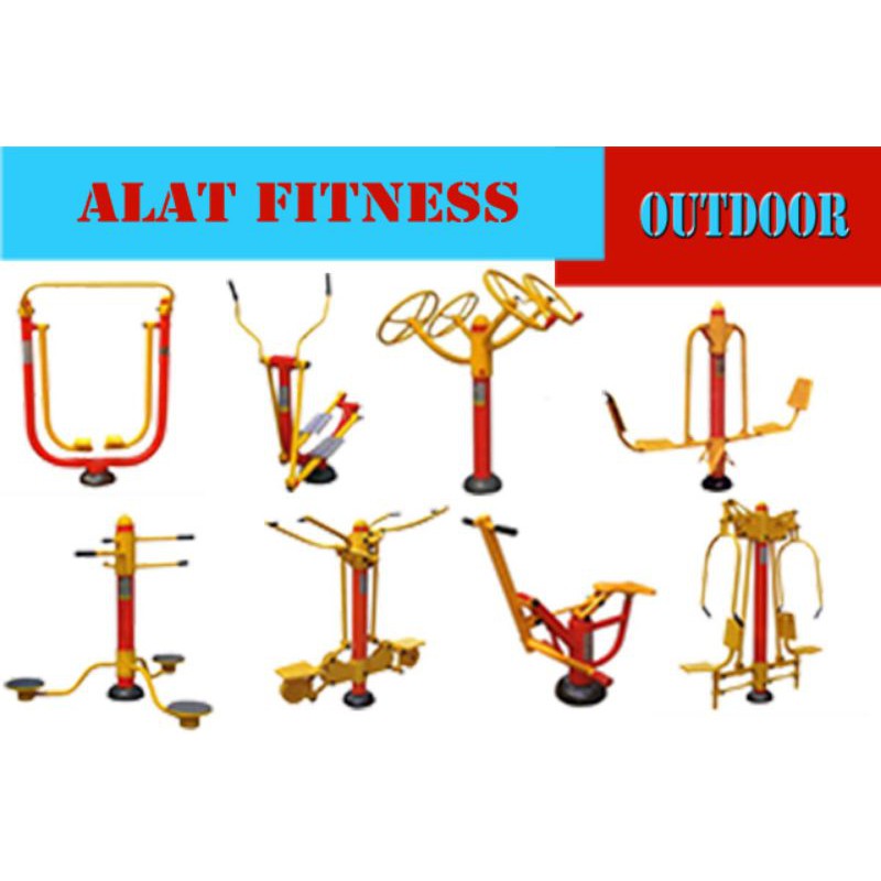 Paketan Alat Fitness Outdoor Komersil