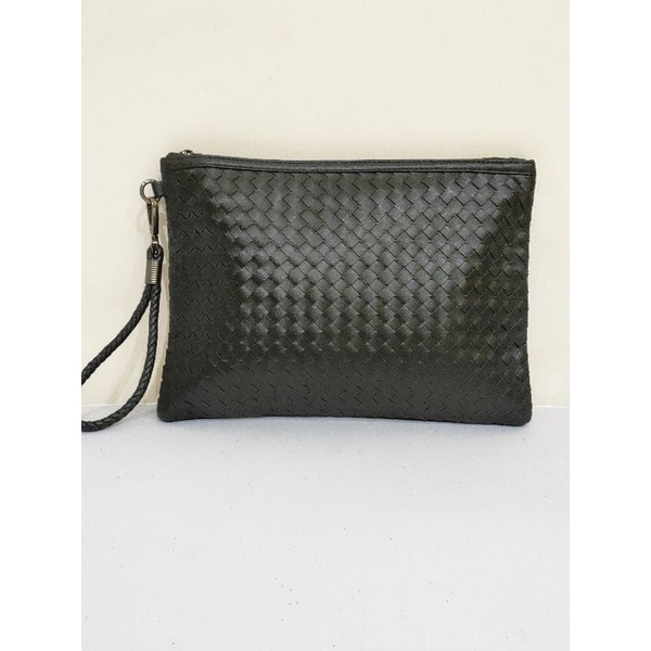clutch wanita kulit asli