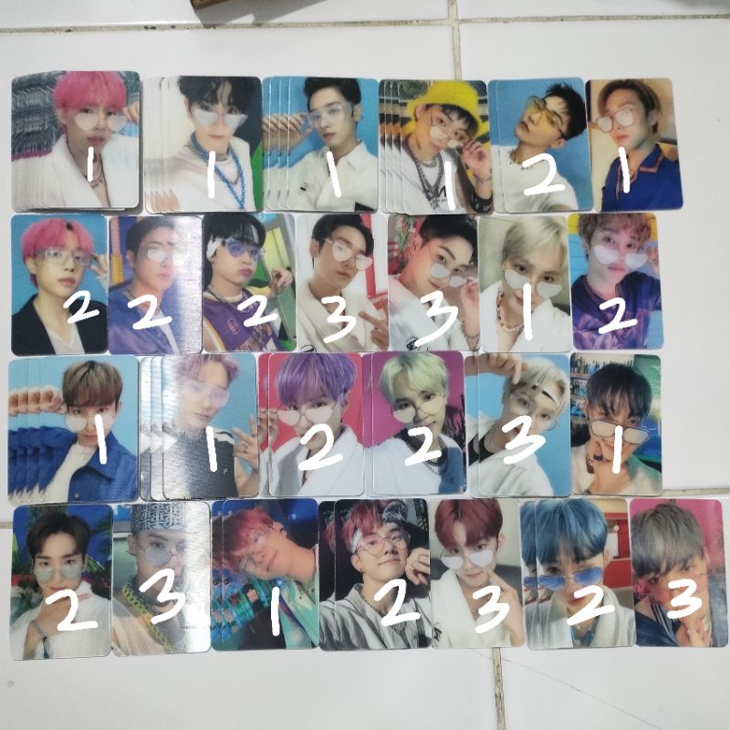 ready stock the boyz thrilling thrill ride album photocard sparkling ticket splash bang kick hyunjae