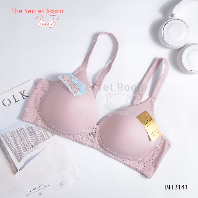 TALLY BRA BH BABY SKIN 3141 | TANPA KAWAT | CUP C | BUSA TIPIS | SIZE 36 - 42