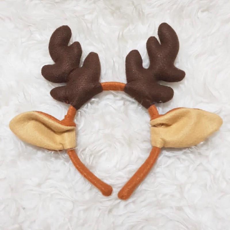 Bando Tanduk Rusa Natal Deer Merry Christmas Kostum Natal Bando Natal