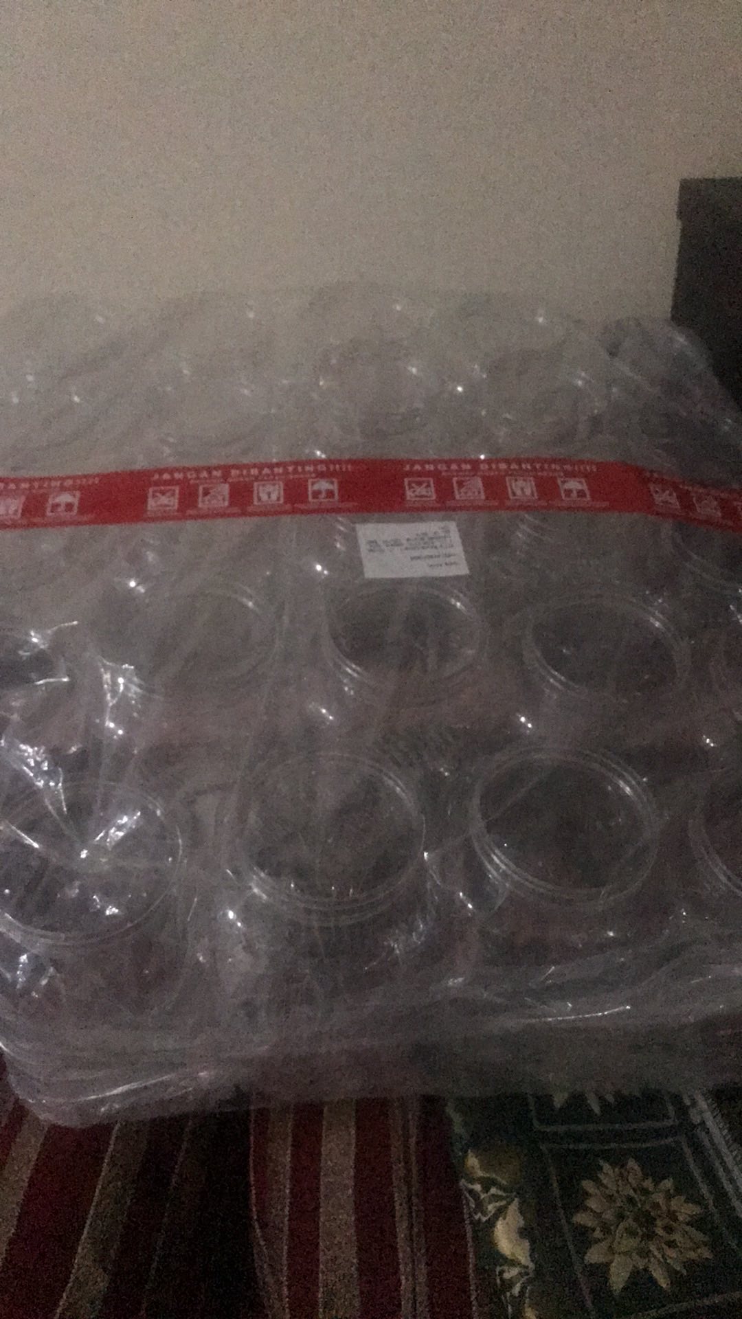 Termurah Toples Kotak Tinggi 2 Liter / Toples Cupang Khusus Gojek/grab