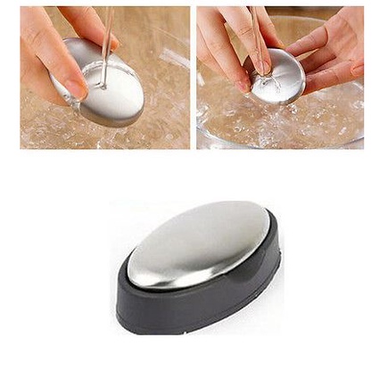 Steel Soap Sabun Cuci Tangan Stainless - Silver