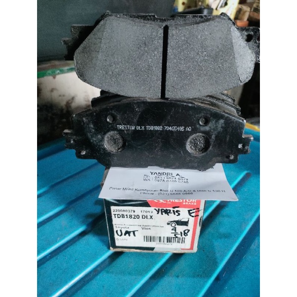 Kampas Rem Depan New Limo/Yaris TYPE E&J 2007-2012 Merek TRESTOR
