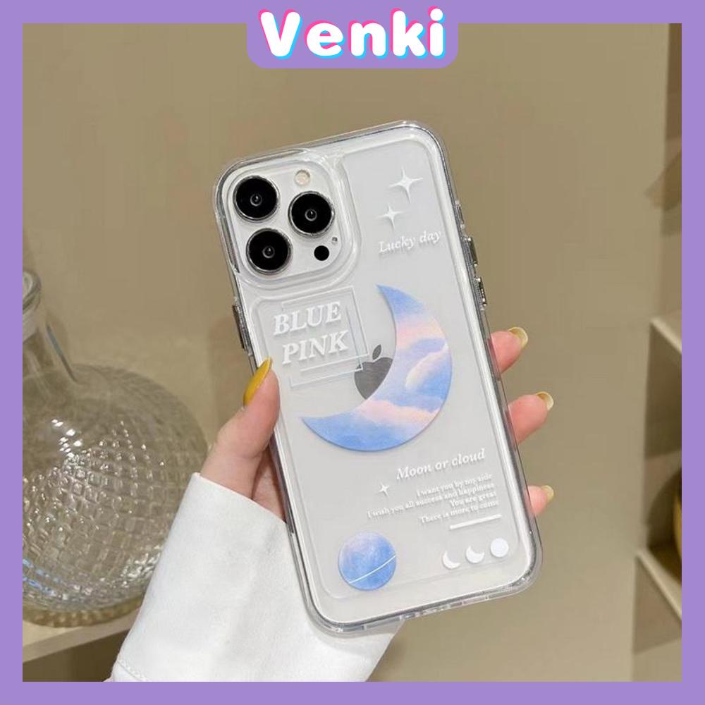 iPhone Case Clear Case Soft Thick TPU Shockproof HD Super Transparent Protection Camera Plating Button Planet Moon For iPhone 13 Pro Max iPhone 12 Pro Max iPhone 11 iPhone 7 Plus