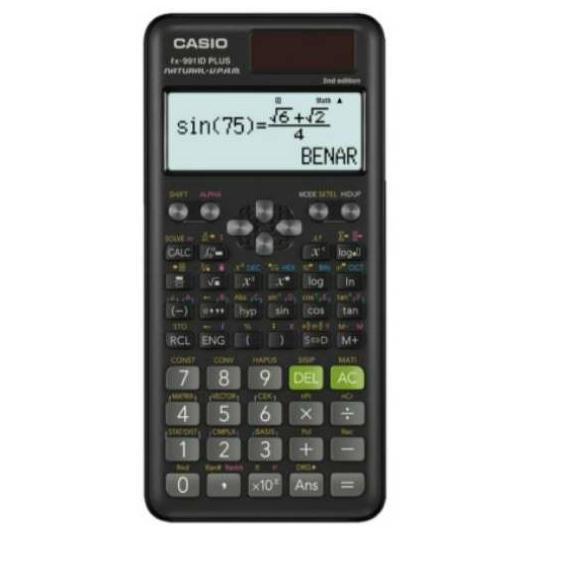 

Terlaris ORIGINAL CASIO FX 991 ID PLUS KALKULATOR ILMIAH/SEKOLAH - SCIENTIFIC CALCULATOR