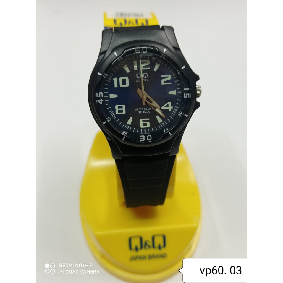 SALE Jam Tangan Unisex Casual Sporty Rubber Analog Original Q&amp;Q QNQ QQ VP60 VP60J Series